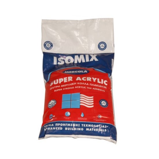 ΑΚΡΥΛΙΚΗ ΚΟΛΛΑ ΠΛΑΚΙΔΙΩΝ ISOMIX SUPER C2T ΤΗΣ ΕΤΑΙΡΕΙΑΣ MERCOLA