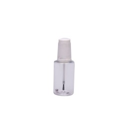 Διάφανο δοχείο με πινέλο (μανό) 20ml.