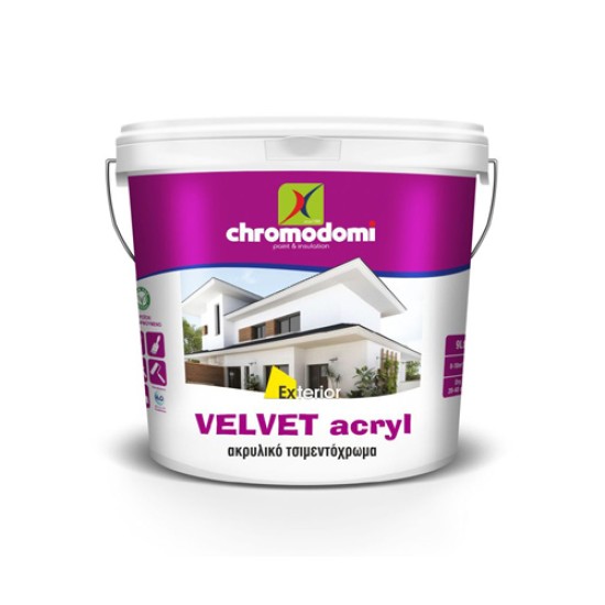 Velvet acryl ακρυλικό χρώμα
